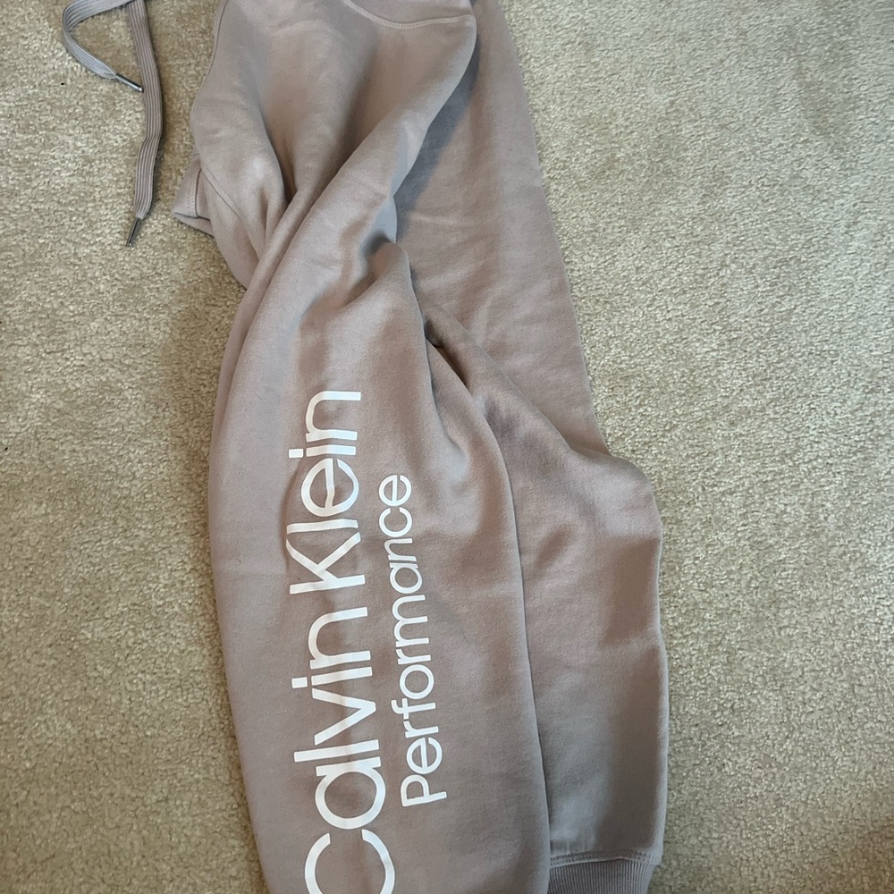 Calvin Klein Performance Sweatpants in Taupe